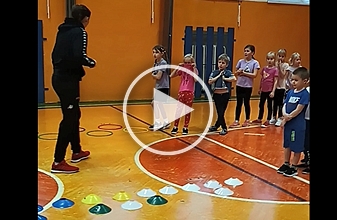 ŠD Ukázková hodina basketbalu - I. oddělení