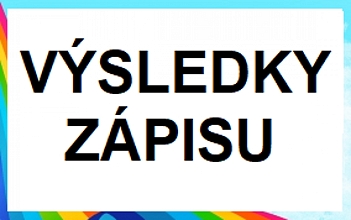Výsledky zápisu do ZŠ pro školní rok 2025/2026