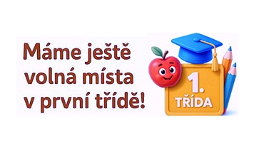Přijímáme žáky do 1. třídy